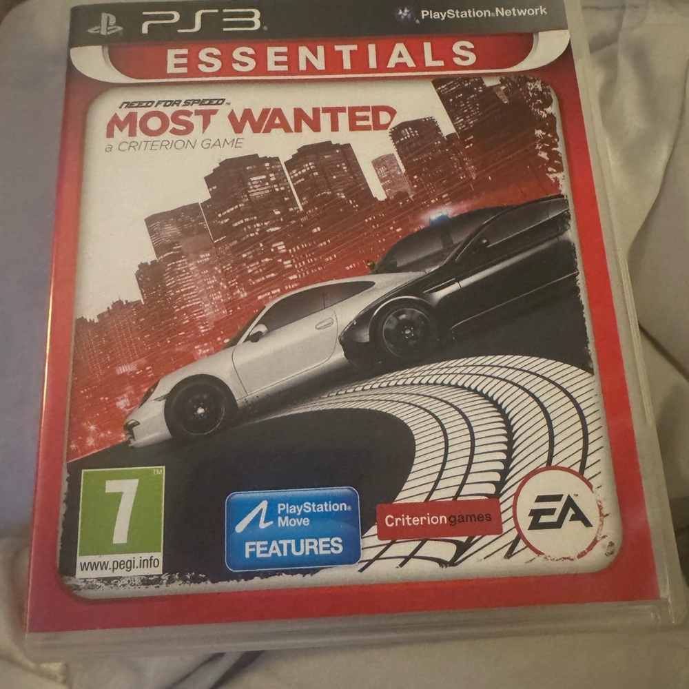 Sony PS3 Need for Speed: Most Wanted - Red, Black, White